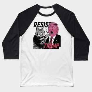 Cats Against Trump Baseball T-Shirt